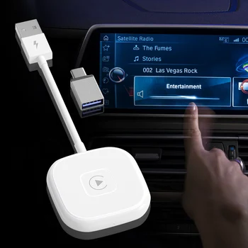 Bezdrôtové Auto Adaptér pre iPhone 14 2.4 Ghz 5 ghz WIFI Bezdrôtové Carplay Dongle Bluetooth-Kompatibilné 5.0 Podporu Autá s CarPlay