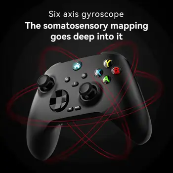 Bezdrôtový Gamepad Gyroskop Lineárne Kľúče BT5.0 ovládač pre Android Telefónu iOS So Šiestimi Osi Herný ovládač