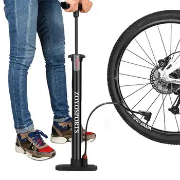 Bicykel Pneumatiky Čerpadla Mini Ručné Koleso Čerpadla S tlakomerom Bicykli Podlahy Čerpadlo Presta A Schrader Ventil Čerpadlo Vzduch Pre Cestný Bicykel MTB