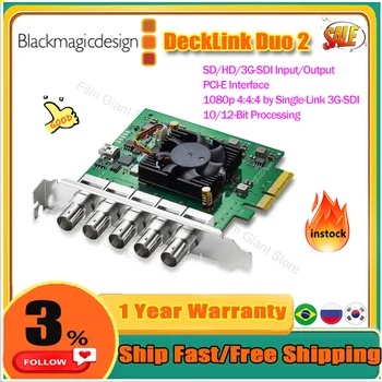 Blackmagic Design schôdze manažérov pre rozvoj podniku DeckLink Duo 2 PCIe snímania a prehrávania karta s 4 nezávislé kanály pre SD a HD) až do 1080p60