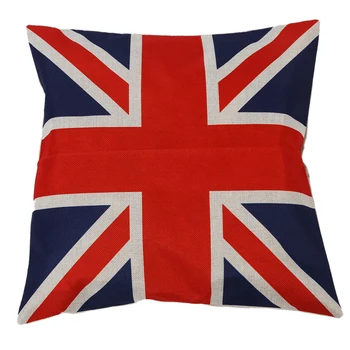 Britský Vintage Štýl, Vlajky Hodiť Vankúš, Obliečka Na Vankúš