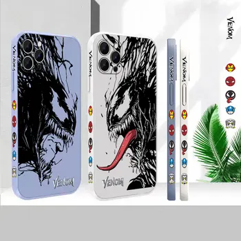 Comics Black line Jed Pre iPhone 15 Pro Max puzdro Pre Apple iPhone 14 13 12 11 Pro Max Mini 7 8 Plus Farebné Silikónové Krytie Prípade