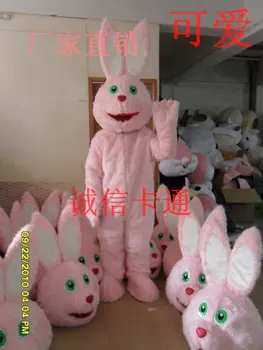 Cosplay Kostýmy Králik Maskot Kostým Ružová Zajac Zajac Veľkonočné Dospelých Veľkosť Maskot