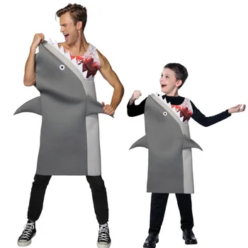 Cosplay Shark Kostým Pre Dospelých A Deti Zvierat Party Stage Rekvizity