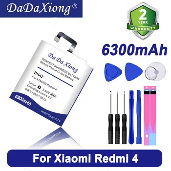 DaDaXiong 6300mAh BN42 Redmi Xiao Hongmi 4 Pre 2G RAM 16 G ROM Edition Batériu Mobilného Telefónu