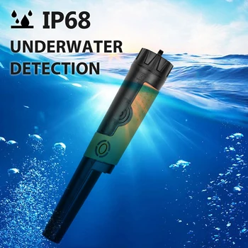 Detektor kovov Pinpointer Plne Vodotesný IP68 Pin Ukazovateľ Prútik Sonda Poklad Detektory Lov na Špendlíky s Závesu ozdobná šnúrka na uniforme