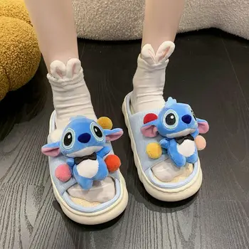 Disney ' Lilo & Stitch papuče Kawaii Cartoon Steh Topánky Little Monster cosplay Domáce Papuče, Topánky, Vnútorné Papuče Non-Slip