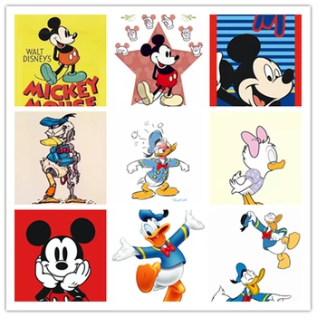 Disney Mickey Mouse a káčer Donald Wall Art Plátno na Maľovanie Nordic Plagáty a Vytlačí na Stenu Obrázky a Obývacej Miestnosti Dekorácie