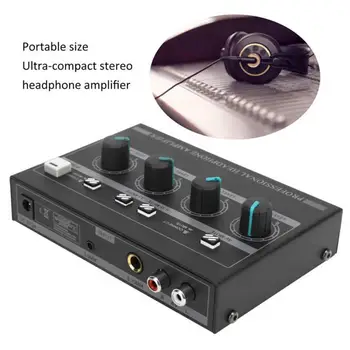 Dobrý Zvukový Efekt riadenia Tlačidlo Audio Konverzie 8-Kanálový Slúchadlá Audio-Zosilňovač pre Slúchadlá-Zosilňovač pre Stage