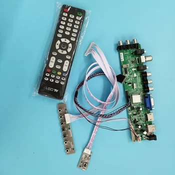 Držiak Pre LP173WF1(TL)(B3) diaľkové DVB-T 1920X1080 DVB-T2 VGA AV LED 40pin WLED Signál regulátora rada digitálna TV LVDS USB, HDMI