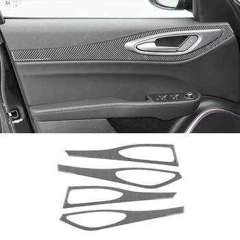 Dvere Auta Panel Výbava Dekor Pásy Nálepky Interiéru Pre Alfa Romeo Giulia 2015-2023