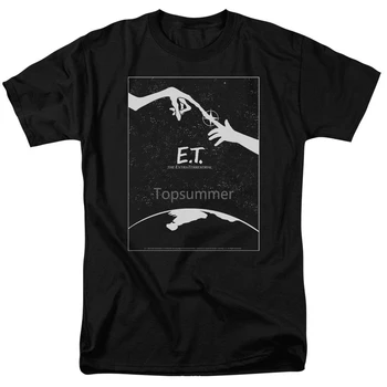 E. T. Et Extra-Terrestrial Film Prstami Dotyk Filmový Plagát T-Shirt Všetkých Veľkostí