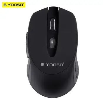 E-YOOSO E-1020 USB 2.4 G Bezdrôtový Herný Tichý vypnúť Úrad Myši 2400 DPI optický hru myši, ergonomický tvar, notebook, počítač PC
