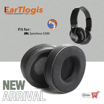 EarTlogis Nový Príchod Náhradné Ušné Vankúšiky pre JBL Synchros S300 Headset Earmuff Kryt Vankúše Rukáv