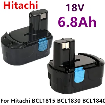 Elektrickú Vŕtačku Výmena Batérie Akumulátorové náradie Batérie 18V 6800mAh Pre Hitachi BCL1815 BCL1830 BCL1840