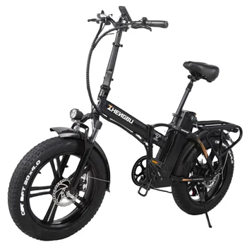 F6 20-Palcový 500W 350W 750W 36V 48V 10AH 15AH 7 Rýchlosť Skladací Elektrický Bicykel Tuku Pneumatiky Elektrický Bicykel