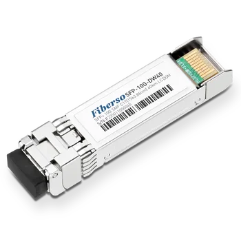 Fiberso SFP+ 10G DWDM ITU-RD Modul 40km SM Optických Vysielač pre Sieťové Spínače Prenos