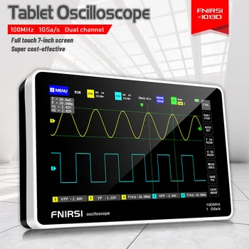 FNIRSI 1013D Tablet Digitálny Osciloskop Prenosný 2 Kanály 100MHz*2 Pásme o Šírke 1GSa/s Vzorkovacia frekvencia Profesionálne Osciloskop