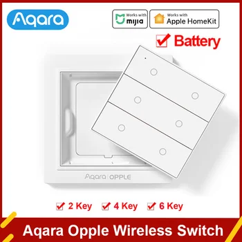 Globálne Aqara Opple Bezdrôtový Smart Switch Č Elektroinštalácie Nevyžaduje Vypínač ZigBee 3.0 Práce S Xiao Mijia MiHome Apple HomeKit