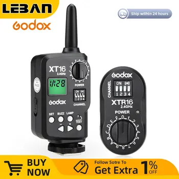Godox XT-16 XT16 Bezdrôtový Rádiom Riadené Flash Trigger pre Godox Witstro AD360 DP/DE/QT/SQ/GT/GS Series Štúdiové zábleskové Svetlo