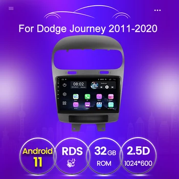 GPS Autoradio pre Dodge Journey Fiat Skok 2012-2020 Android 11 Postavený V Bezdrôtovej Carplay Auto Multimediálny Prehrávač, WIFI, BT SWC