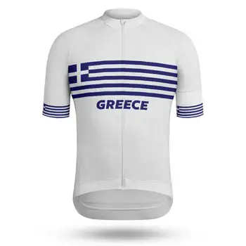 Grécko Cyklistika Dres Muži Ženy Cyklistika Dres 2023 Módne Cyklistický Dres Pro Team Cyklistické Tričko MTB, Road Oblečenie