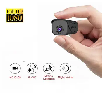 H9 Mini Kamera HD 1080P WiFi IP Nočné Videnie Mikro Kamera Domov Inteligentné kamerové systémy Detekcie Pohybu Video DVR Videokamera