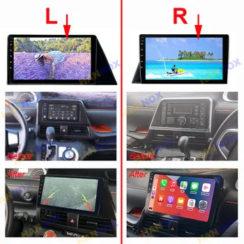 HANNOX Android 128GB Auta GPS Rádia Pre Toyota Sienta RHD LHD Hybrid Multimediálny Prehrávač Navigáciu Stereo Vedúci Jednotky s Rámom