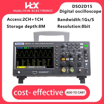 Hantek DSO2D15 signál generácie osciloskop Dual channel digitálne skladovanie osciloskop 100M 150M 1GS/s