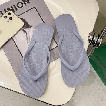 HKAZ-S papuče flip flops letné vonkajšie ploché soled non-slip dámske plážové topánky na voľný čas pohodlné módy nové letné