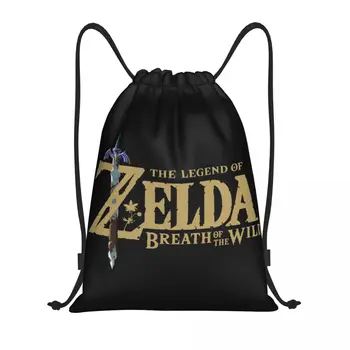 Horúca Hra Zeldas Legenda Šnúrkou Batoh Športové tašky pre Mužov, Ženy Nakupovanie Sackpack