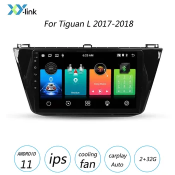HOT PREDAJ 10.1 Palcový Android 11 Auta Gps Navigácie Pre Volkswagen Tiguan L 2017-2018 Multimediálne Rádio Systém