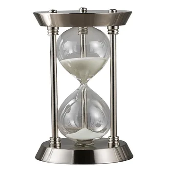 Hour Glass Piesku Časovač Kovu, Kvapalný Presýpacích Hodín Domova Darčeky Európskej Rituál Piesku Svadobné Vintage Izba Dekor Izba Ozdoby