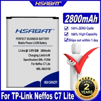 HSABAT NBL-38A2150 2800mAh Batérie pre TP-Link Neffos C7 Lite TP7041A TP7041C Batérie
