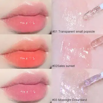 Hydratačné Jelly Lesk Na Pery Vody Lip Glaze Odtieň Výživné Transparentné Pery Olej Dlhotrvajúci Rúž Na Pery Starostlivosti Make-Up Kozmetika