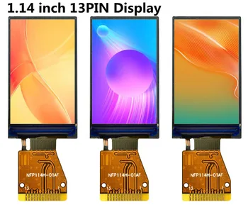 IPS 1.14 palcový 8IN/13PIN HD TFT LCD Farebný Displej ST7789 Jednotky IC 135(RGB)*240 SPI Rozhranie