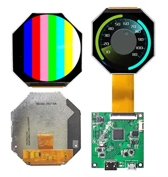IPS 3,0 palca 41PIN HD TFT LCD Kolo Obrazovke HX8369A Jednotky IC SPI+RGB Rozhranie 480*480 kompatibilný s HDMI na RGB Disku Rady