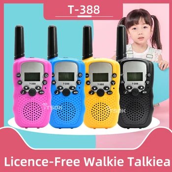 ITSOK T388 Walkie Talkie Deti 2 Ks detských Rádio obojsmerné Rádiové Deti Narodeninám Dieťa, Hračky pre Chlapcov, Dievčatá