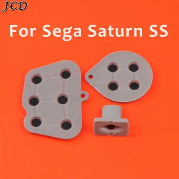 JCD Opravy dielov pre Sega Saturn SS Radič Silikónové Vodivej Gumy Pad Tlačidlo Tlačidlo Štart Tlačidlo Podložky