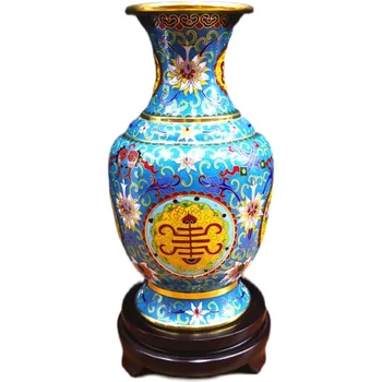 Jingtai Váza Golden Dragon Fľaša Cloisonne Cloisonne Smalt Fľašu Domáceho Ozdoby, Potreby Pre Umeleckých Remeselníkov