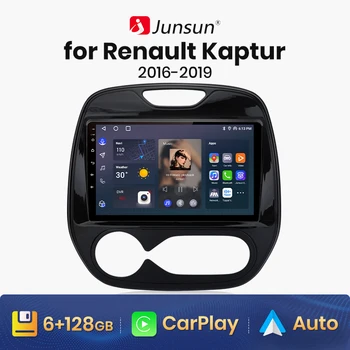 Junsun V1 AI Voice Bezdrôtová CarPlay Android Auto Rádia pre Renault Kaptur Captur 2016-2019 4G Auto Multimédiá GPS 2din autoradio