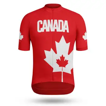 Kanada Cyklistika Dres Muži Ženy Cyklistika Dres 2023 Módne Cyklistický Dres Pro Team Cyklistické Tričko MTB, Road Oblečenie
