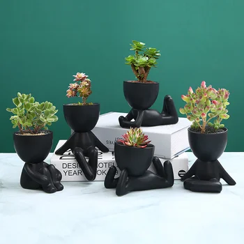 Keramické Hrnce Bonsai Pre Rastliny, Doplnky Tvorivé Kvet Kaktusu Črepníkové Konferenčný Stolík Obývacia Izba Dekor jarrones decorativos
