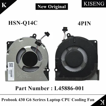 KISENG Nový, Originálny Pre HP Probook 430G6 430 G6 Serires Notebook CPU Chladiaci Ventilátor L45886-001 HSN-Q14C 100% Testované Rýchlu Loď