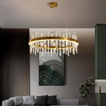 Kreatívne Led Osvetlenie Lustre Moderné luxusné Krištáľový Luster Pre Spálňa Jedáleň Lampa Obývacia izba Hanglamp Loft Svetlo