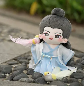 Kórea Kpop EXO Idol Čínskej tradícii 20 cm IDol Bábika Anime Plyšové Star Bábiky Roztomilé Plyšové Obrázok Hračky Bavlna Baby Doll Fanúšikov Darček