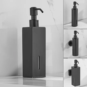 Kúpeľňa vertikálne šampón vaňa gél fľaša 304 nerezovej ocele na stenu mydla ručné umývanie stlačte