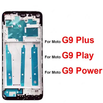LCD Predný Rám, Kryt Pre Motorola Moto G9 Hrať G9 Plus G9 Výkon Prednej strane LCD Displeja Rám Rám Kryt Náhradné Diely