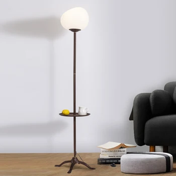 LED poschodí lampa Škandinávskych gauč vedľa obývacej izby, spálne, nočné integrovaný zásobník kávy stôl vertikálne stôl lampa