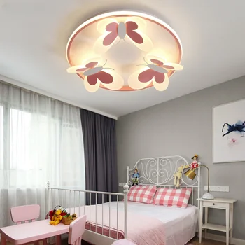 LED Stropné svietidlo Nový Moderný Motýľ Dekoratívne Štúdia Žijú Deti Miestnosti Dieťa Spálňa Salon Tvorivé Svietidlá Vnútorné Osvetlenie
